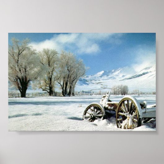 Poster Vue montagne (Devant)