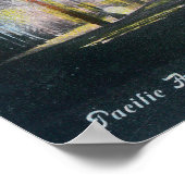 Poster Vue nocturne de Pacific Avenue (Coin)