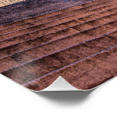 Poster Vue nocturne des escaliers et de l'église à Split, (Coin)