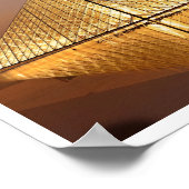 Poster Vue nocturne du Louvre, Paris, France (Coin)