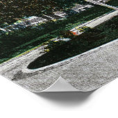 Poster Vue nord de Bradley Street (Coin)