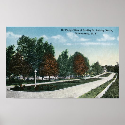 Poster Vue nord de Bradley Street (Devant)