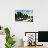 Poster Vue nord de Bradley Street (Bureau à domicile)