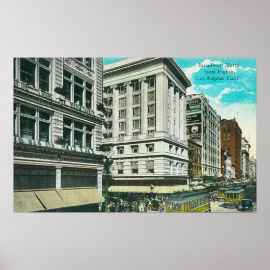 Poster Vue nord de Broadway à partir de la huitième (Devant)