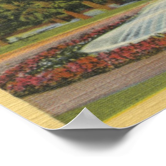 Poster Vue occidentale du Capitole de l'État (Coin)