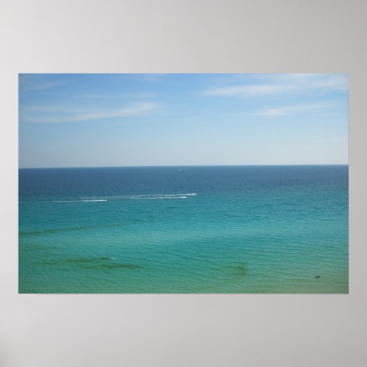 Poster Vue océan (Devant)