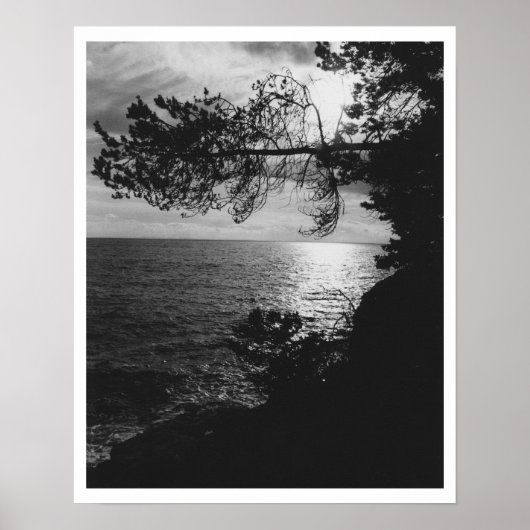 Poster Vue océan (Devant)