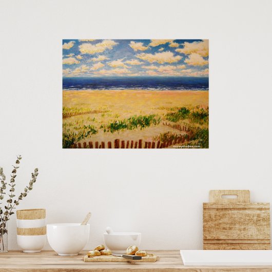 Poster Vue océanique (Cuisine)