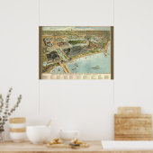 Poster Vue oeil multi-taille/oiseaux Chicago Worlds Fair  (Cuisine)