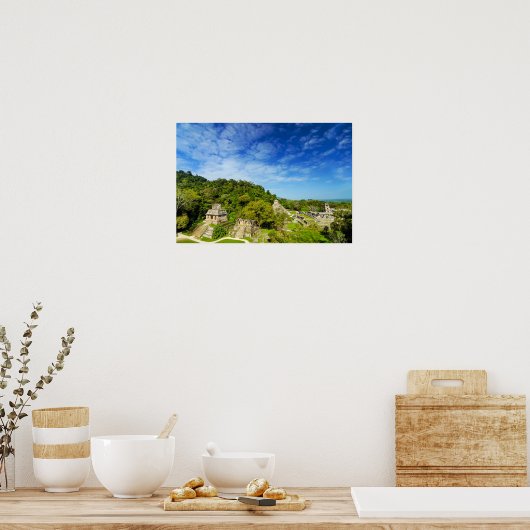 Poster Vue Palenque (Cuisine)