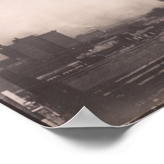 Poster Vue panoramique 1916, Birmingham AL Yard Long Phot (Coin)