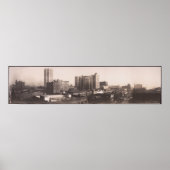 Poster Vue panoramique 1916, Birmingham AL Yard Long Phot (Devant)