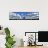 Poster Vue panoramique de la tour Eiffel - Paris (Bureau à domicile)