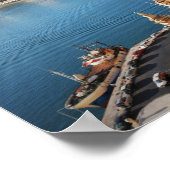 Poster Vue panoramique de La Valette, Malte (Coin)