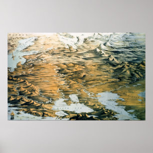 Poster Vue panoramique de l'Empire entier de Russie