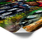 Poster Vue Panoramique De L'Everest Mountain Nepal (Coin)