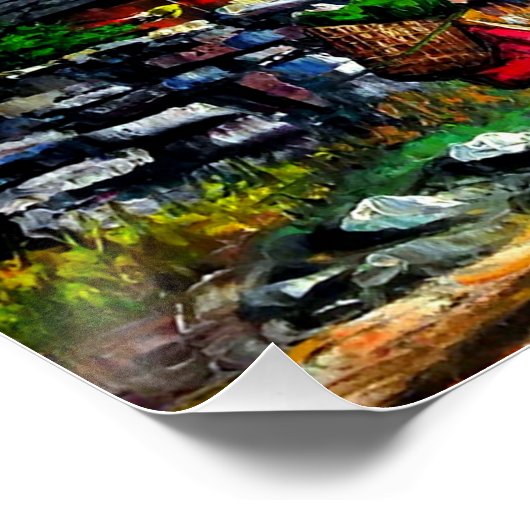 Poster Vue Panoramique De L'Everest Mountain Nepal (Coin)