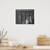 Poster Vue panoramique de l'intérieur du portique, Esne ( (Cuisine)