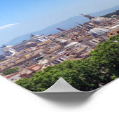 Poster Vue panoramique de Rome depuis le Castel Sant'Ange (Coin)