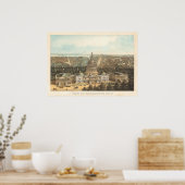 Poster Vue panoramique de Washington DC (Cuisine)