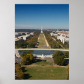 Poster Vue panoramique de Washington DC (Devant)