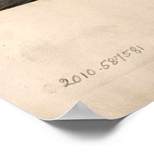 Poster Vue panoramique d'Evansville, Indiana (1880) (Coin)