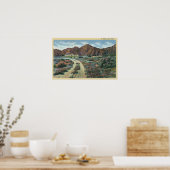 Poster Vue panoramique du désert de Californie (Cuisine)