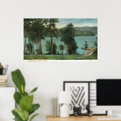 Poster Vue panoramique du Maine du lac Kennebago (Bureau à domicile)