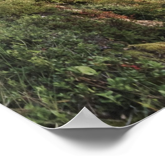 Poster Vue panoramique en soirée - Hordaland, Norvège (Coin)