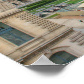 Poster Vue panoramique Musée du Louvre (Coin)