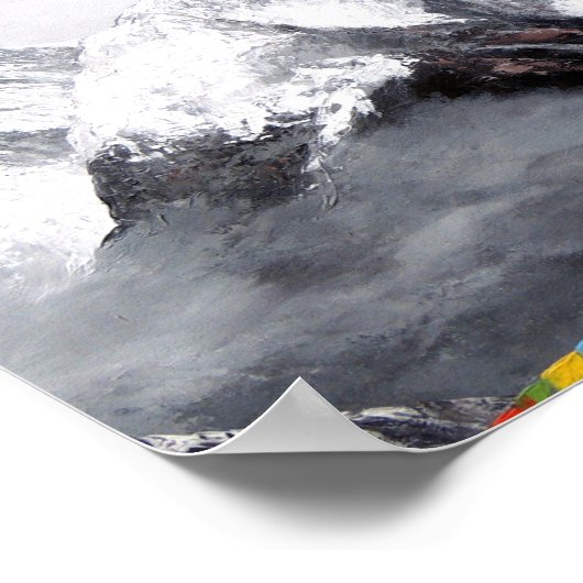 Poster Vue Panoramique Sur Everest Mountain (Coin)