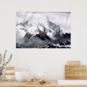 Poster Vue Panoramique Sur Everest Mountain (Cuisine)