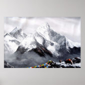 Poster Vue Panoramique Sur Everest Mountain (Devant)
