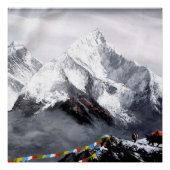 Poster Vue Panoramique Sur Everest Mountain (Devant)