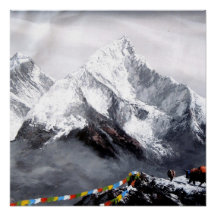 Vue Panoramique Sur Everest Mountain