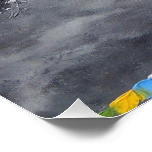 Poster Vue Panoramique Sur Everest Mountain (Coin)