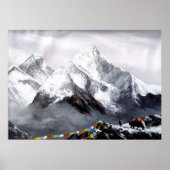 Poster Vue Panoramique Sur Everest Mountain (Devant)