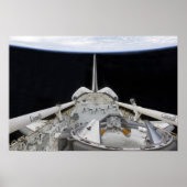 Poster Vue partielle de la navette spatiale (Devant)