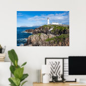 Poster Vue pittoresque du phare de Fanad Head Irlande (Bureau à domicile)