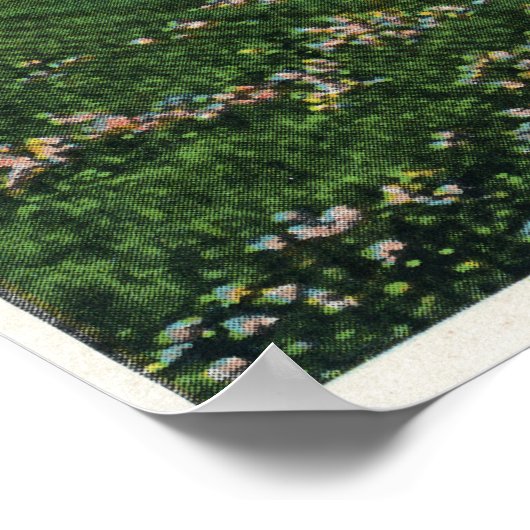 Poster Vue pittoresque sur la campagne, sur les collines (Coin)