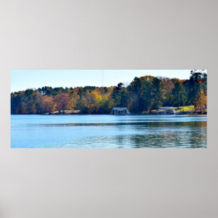 Poster Vue pittoresque sur le lac Lanier