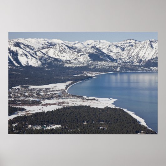 Poster Vue pittoresque sur le lac Tahoe, USA (Devant)