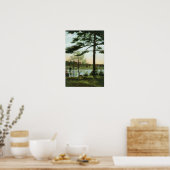 Poster Vue pittoresque sur le réservoir de Chestnut Hill (Cuisine)