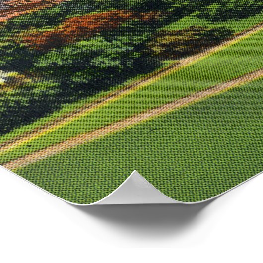 Poster Vue Plage présidentielle (Coin)