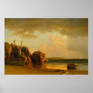 Poster Vue Près De Newport (1859)