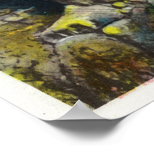 Poster Vue rapprochée de la pagode chinoise (Coin)