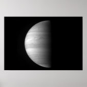 Poster Vue rapprochée de la planète Jupiter (Devant)