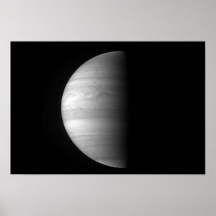 Poster Vue rapprochée de la planète Jupiter