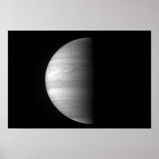Poster Vue rapprochée de la planète Jupiter (Devant)