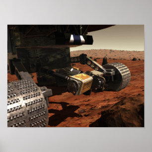 Poster Vue rapprochée du bras sur Mars de la NASA